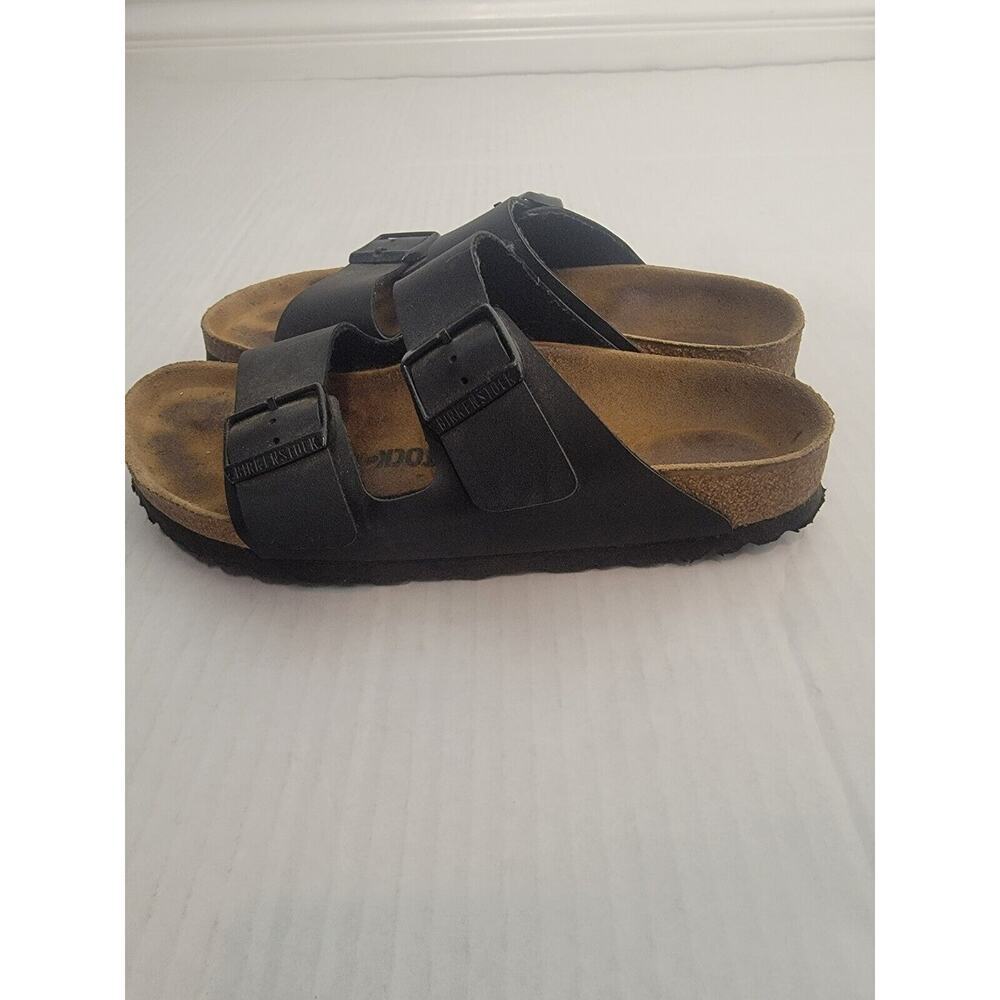 Birkenstock Black and Brown Flats